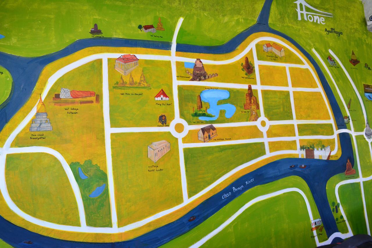 Pangsapuri 22 m² dengan 5 bilik tidur dan 7 bilik mandi peribadi di Ban Pom Phra Nakhon Si Ayutthaya Luaran gambar